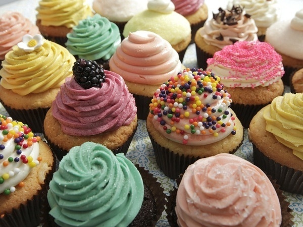 Variedad de Cupcakes