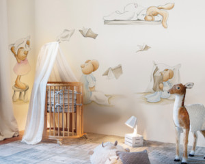 La habitación del bebé, un mundo de fantasía entre sus paredes