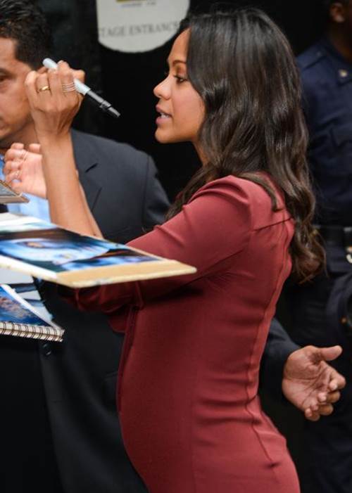 zoe saldana embarazada