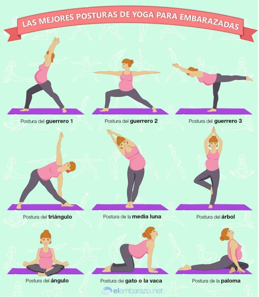 Las mejores posturas de yoga para el embarazo